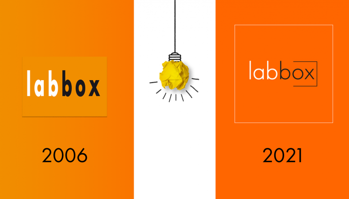 Transición Logo Labbox 2006 - 2021